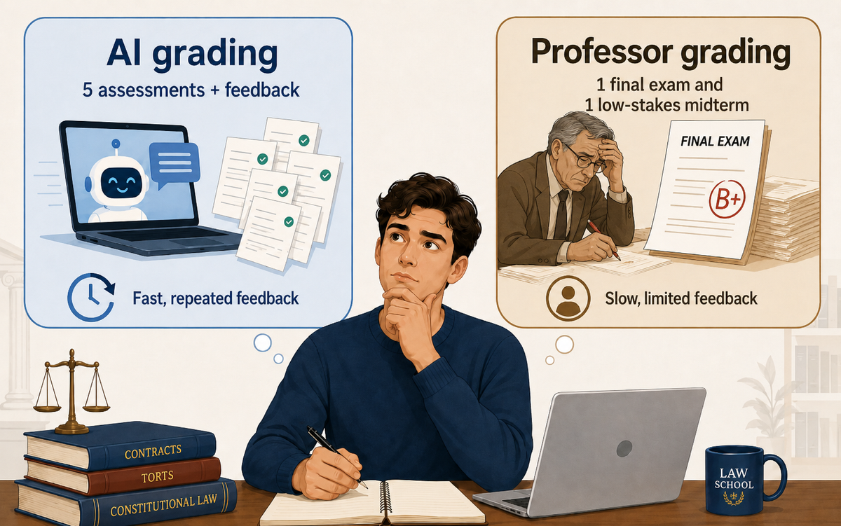 Let law students opt in to AI grading?