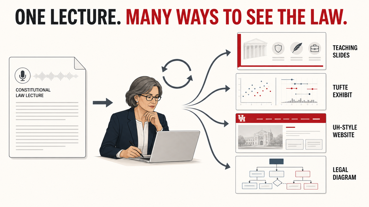 Use AI to make lectures more visual