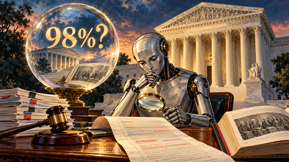 Did AI just predict Supreme Court decisions with 98% accuracy?