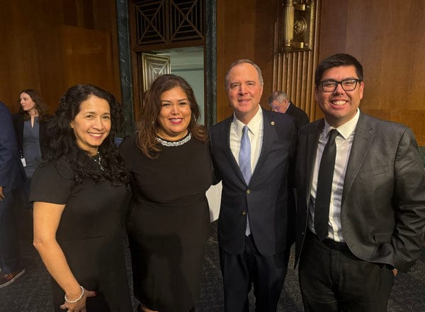 Image by Belinda in Washington DC for Adam Schiff Swearing In
