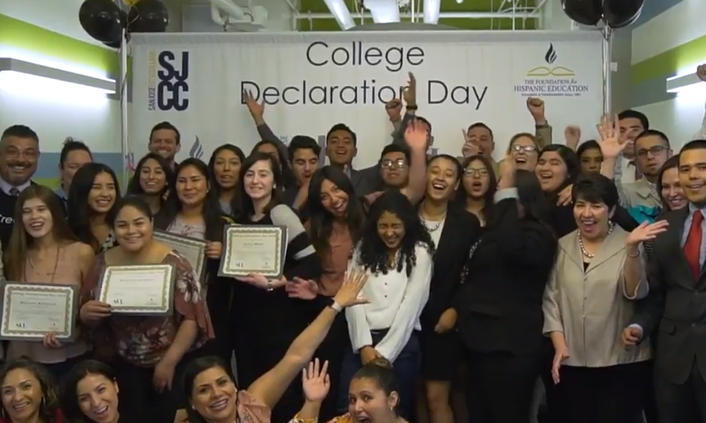 College Declaration Day group photo