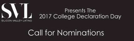 2017 College Declaration Day -  Call for Nominations