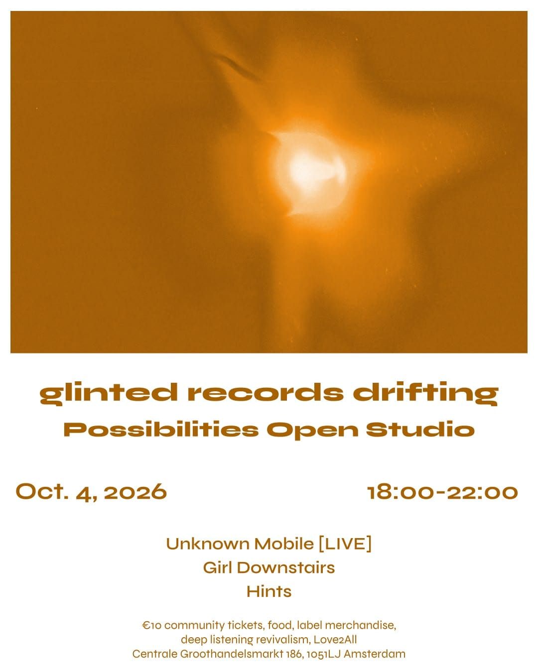 upcoming: 1 yr of glinted records