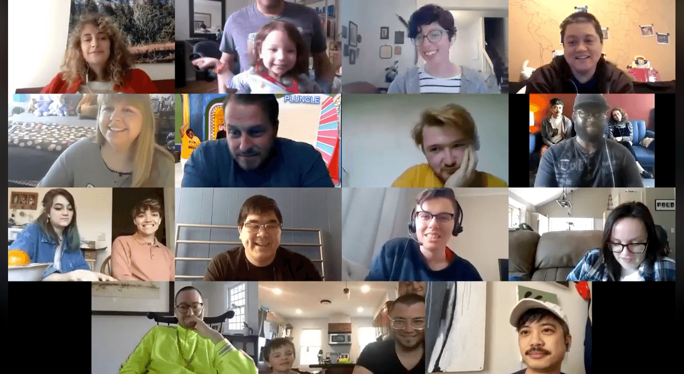 Dr. Gameshow Zoom Call