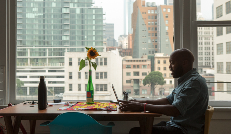 Sam Sanders at Table