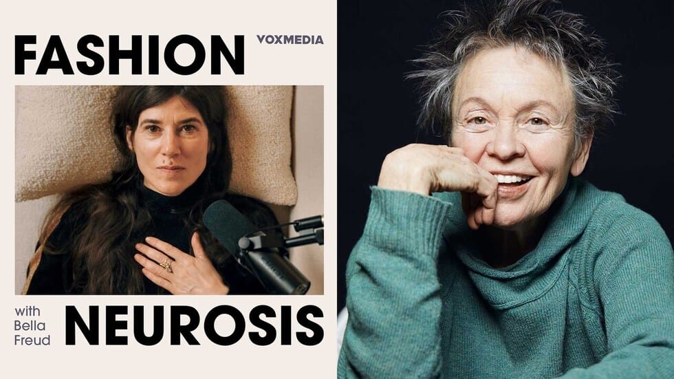 Bella Freud's Fashion Neurosis will interview Laurie Anderson