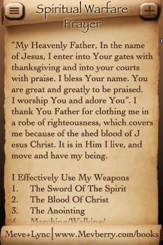 Daily warfare  Prayer.