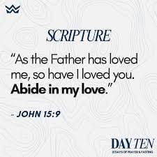 Abiding In his Love Prayer.