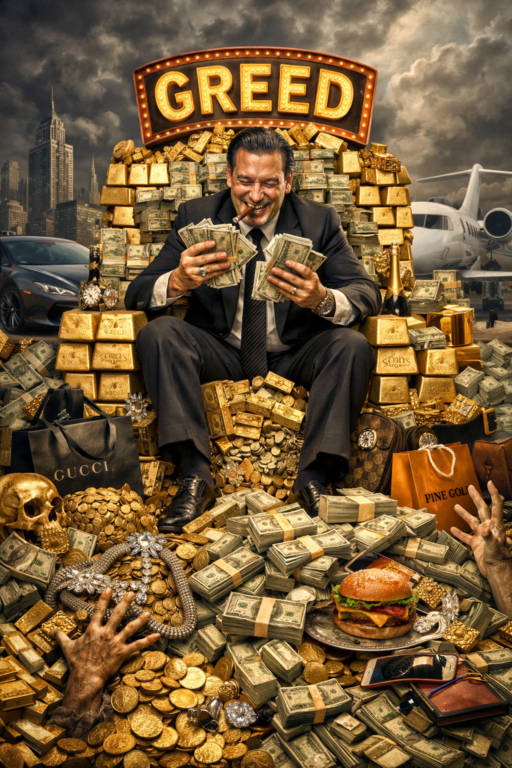 Prayer points against materialism and greed.