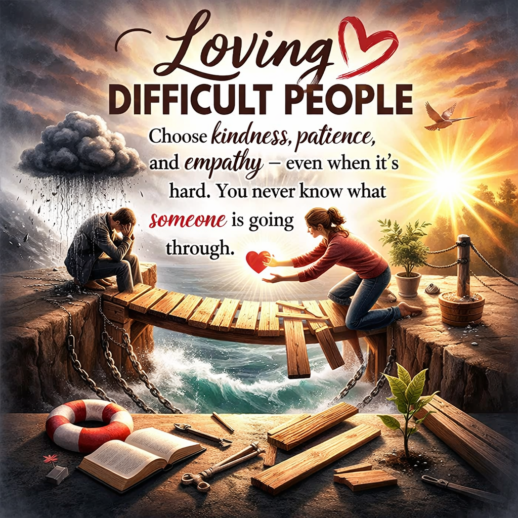 Loving difficult people.