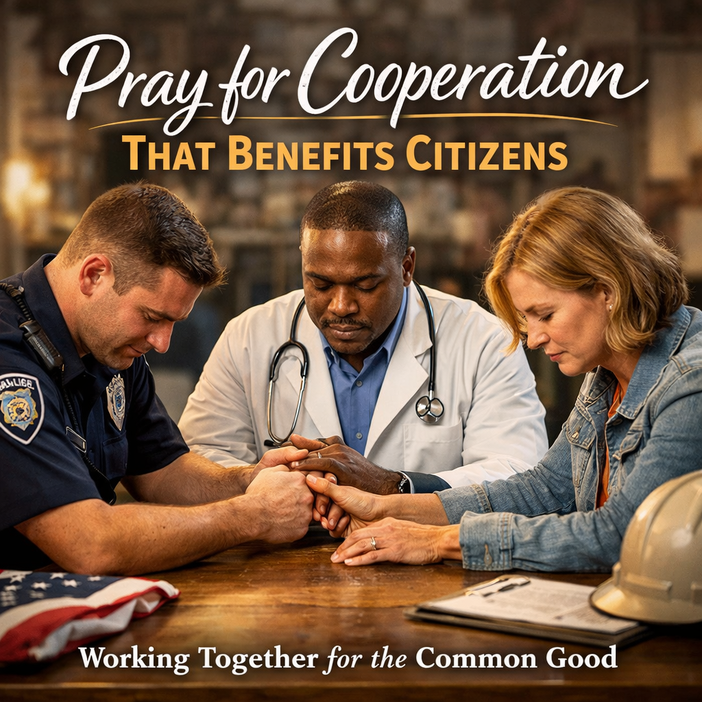 Prayer for cooperation that benefits Citizens.