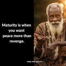 Peace Is Greater Than Revenge
