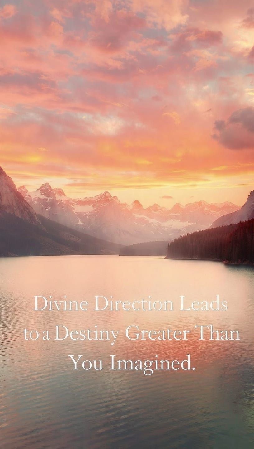 Divine Direction Leads to a Destiny Greater Than You Imagined