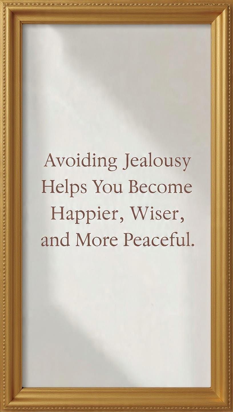 Avoiding Jealousy Helps You Become Happier, Wiser, and More Peaceful