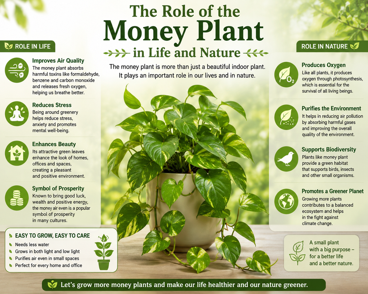 The Role of the Money Plant in Life and Nature