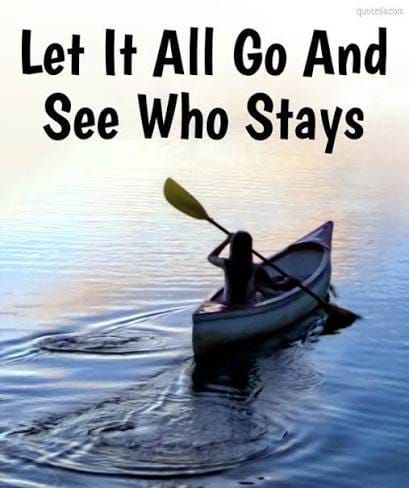 Who stays who goes.