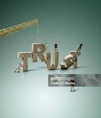 Rebuilding trust.