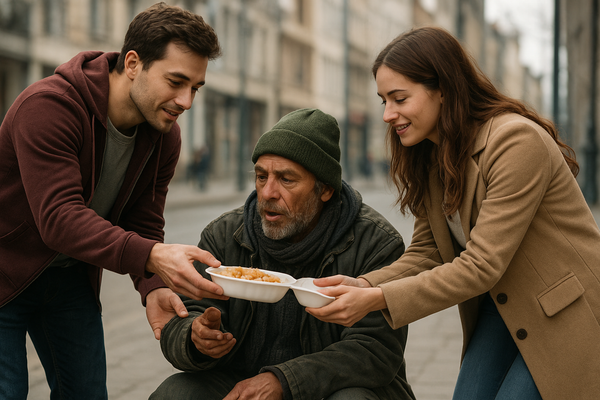 Act  of kindness.