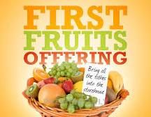 The meaningful of the first fruits.