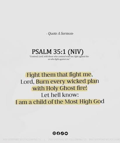 Psalm 35 Prayer Points