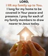 A Prayer for Peace in Our Homes and Families