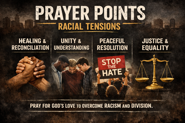 Prayer points against Racial tensions