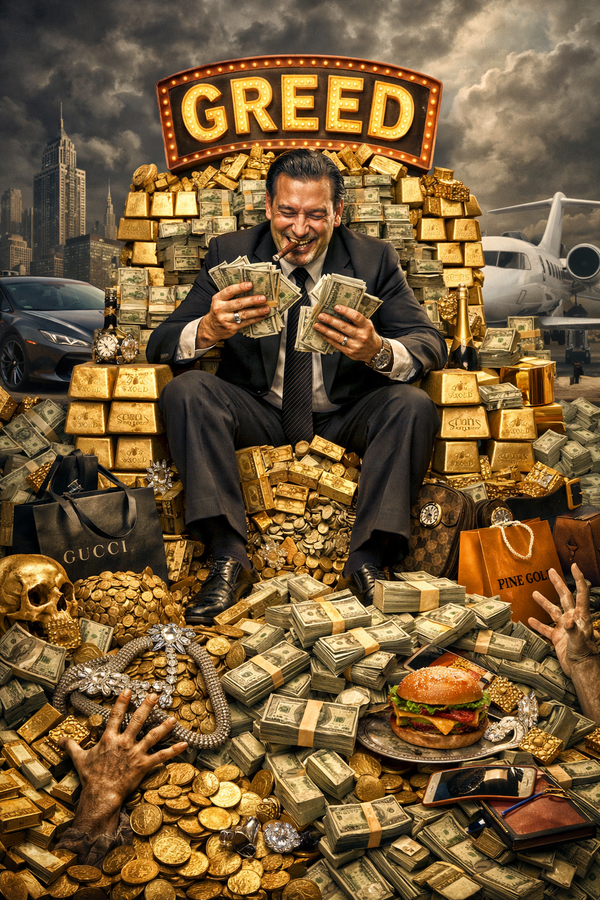 Prayer points against materialism and greed.