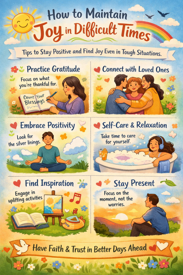 How to maintain Joy in difficult times.