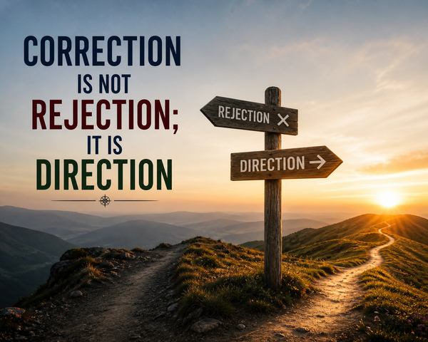 Correction is not rejection; it is direction