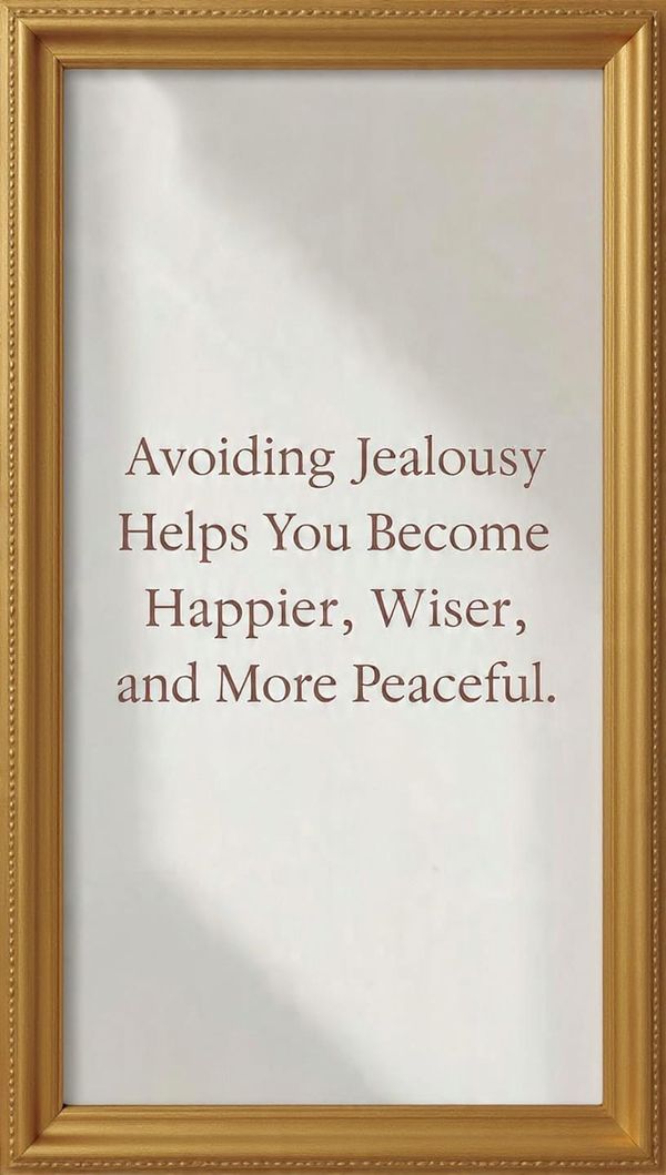 Avoiding Jealousy Helps You Become Happier, Wiser, and More Peaceful