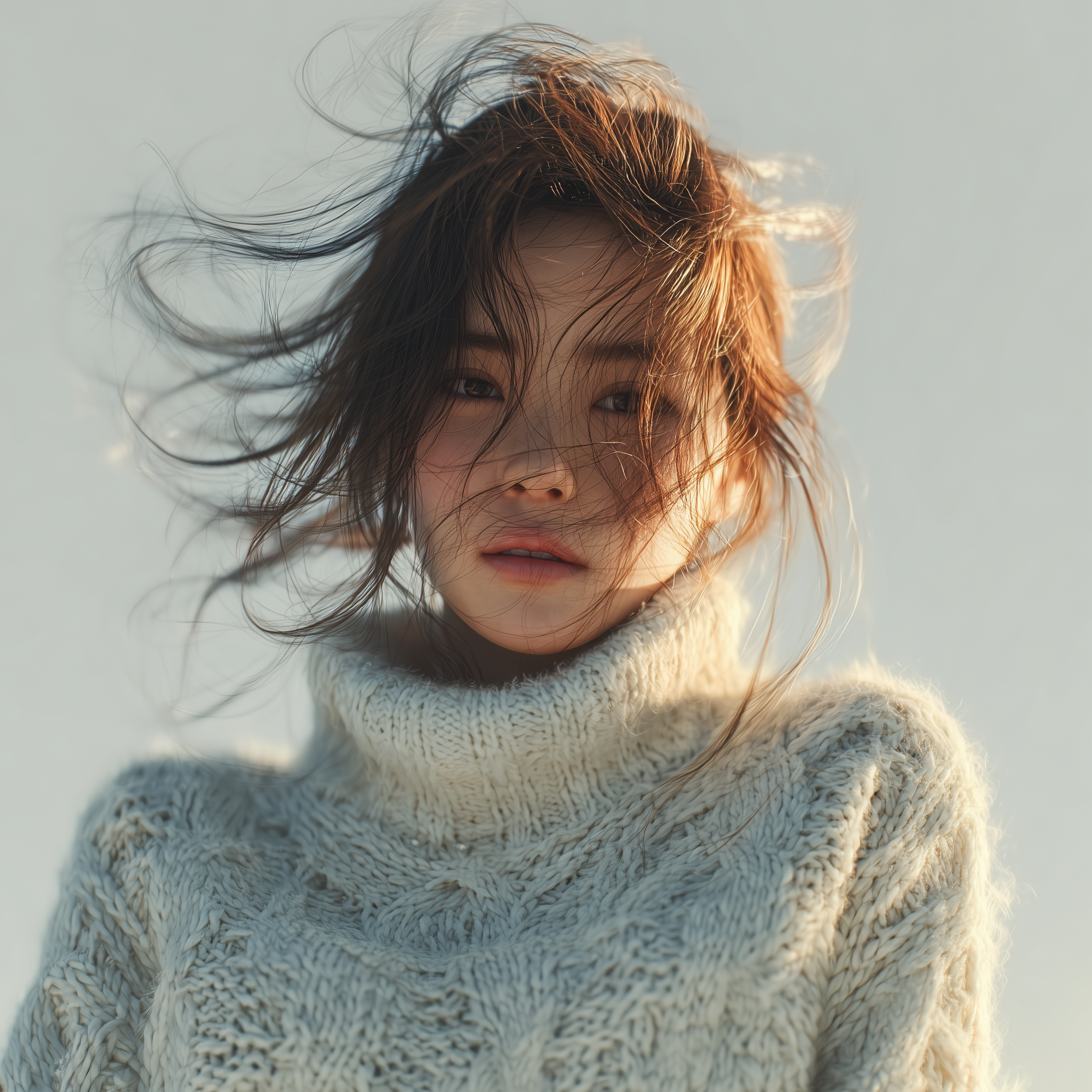 바람에 흩날리는 순간의 온기