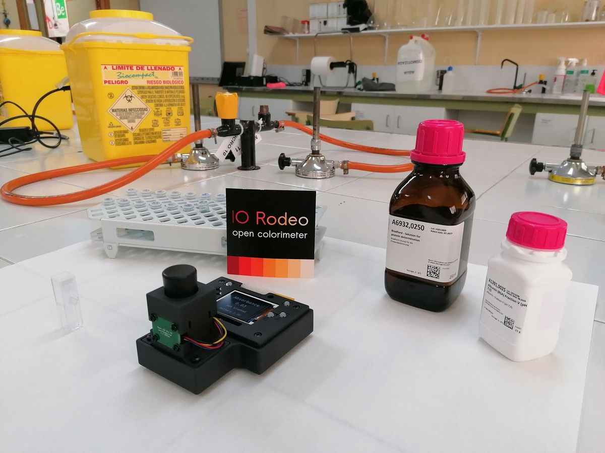 Bradford Protein Assay with the Open Colorimeter