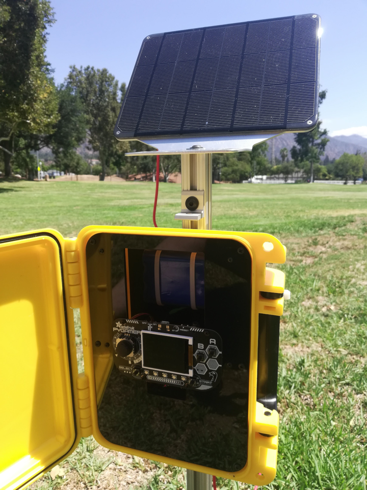 Adding solar to the environmental air quality project