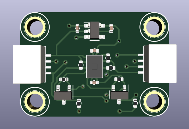 New PCB design: UV sensor board for the Open Colorimeter