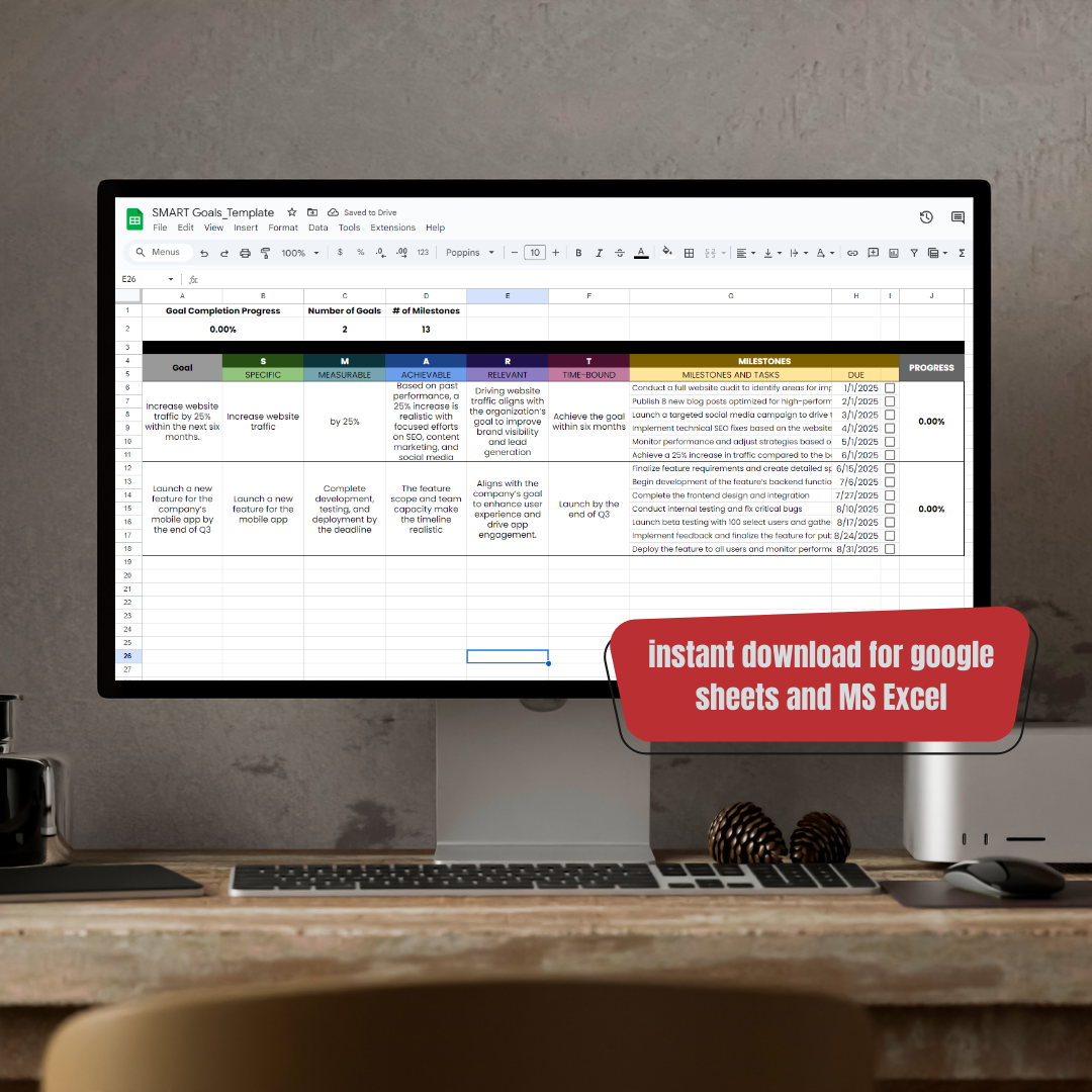 SMART Goals Template