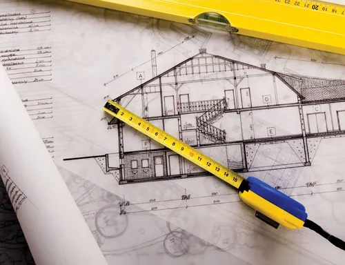 Blueprint drawing 
