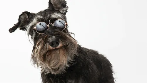 Cool dog with shades on