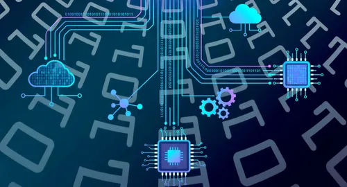 Networked clouds and processors on binary background