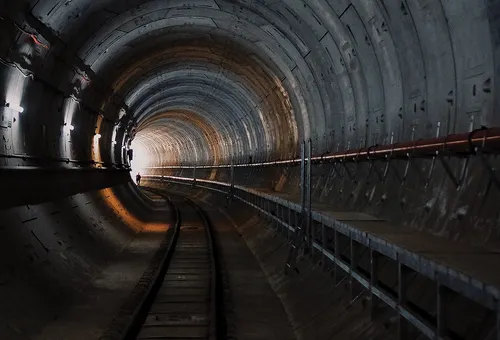 Tunnel with light at the end