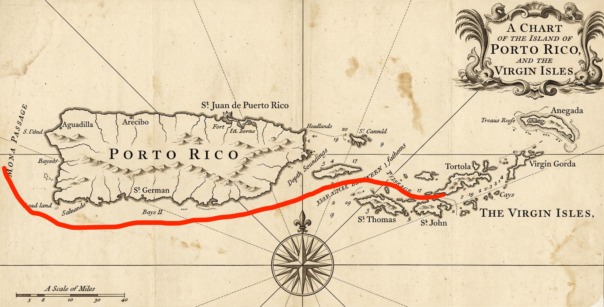 18th-century pirate sloop navigation