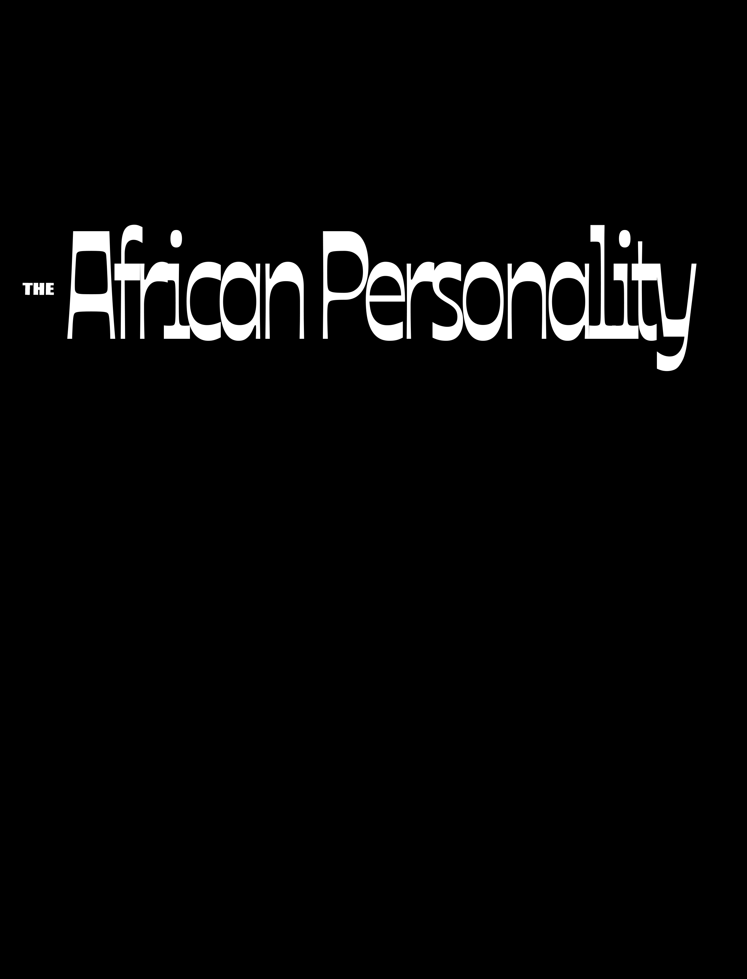 The African Personality