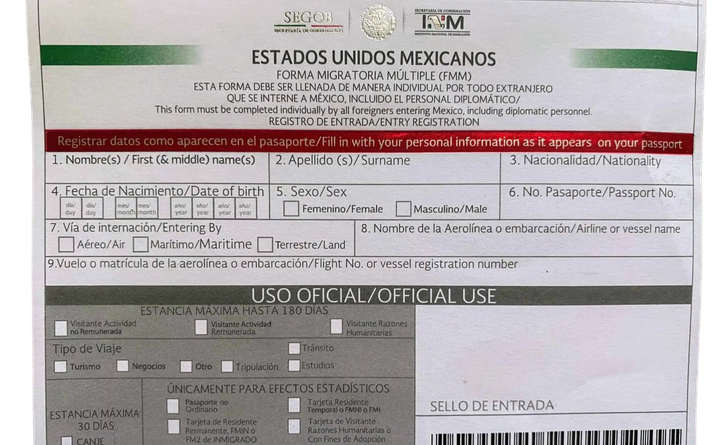 Mexico’s New Digital Immigration Form (by Air): The FMMd Explained