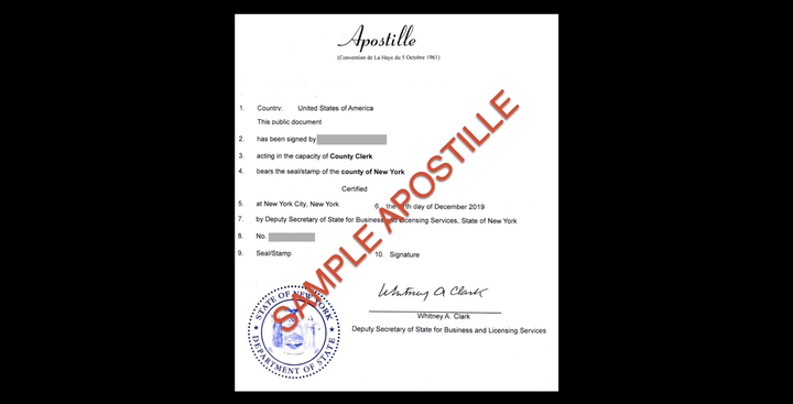 An Apostille: What is it & Why do I need it?
