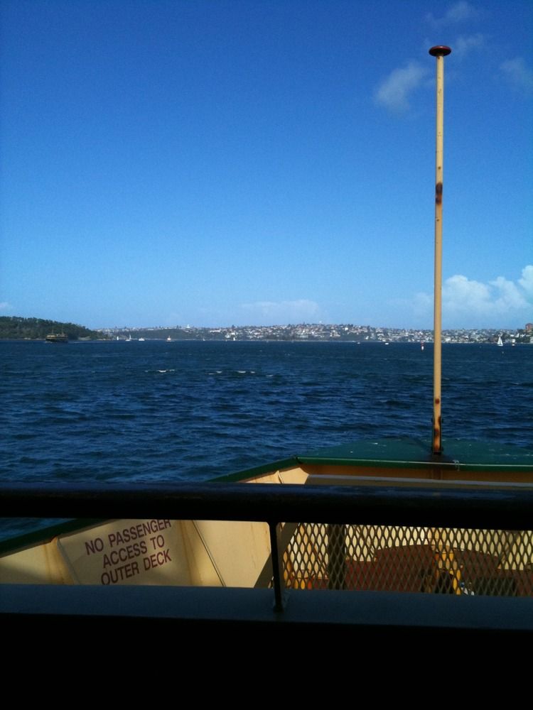 In Sydney, working hard