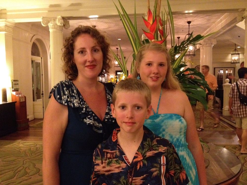 Looking nice for Natalie's party