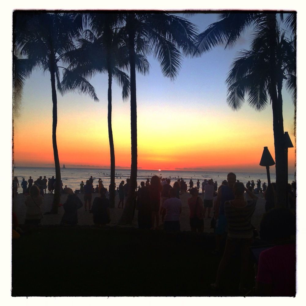 Waikiki sunset