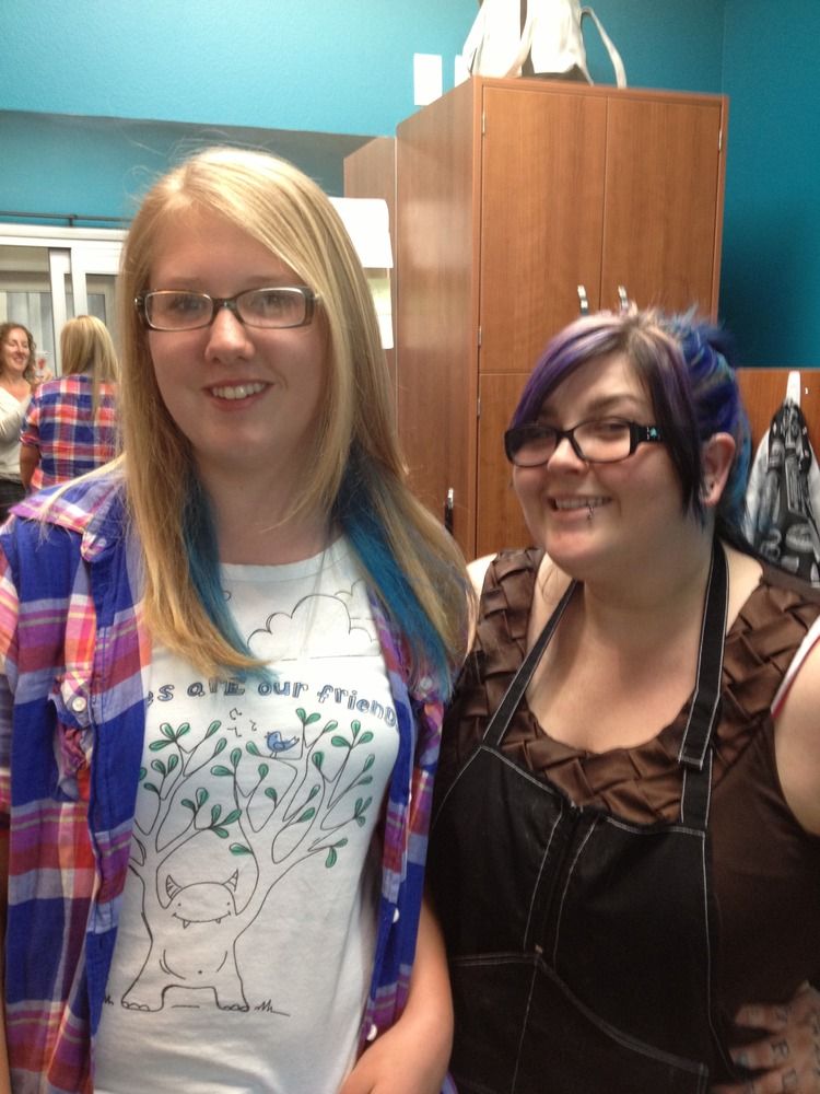 Ella's blue highlights