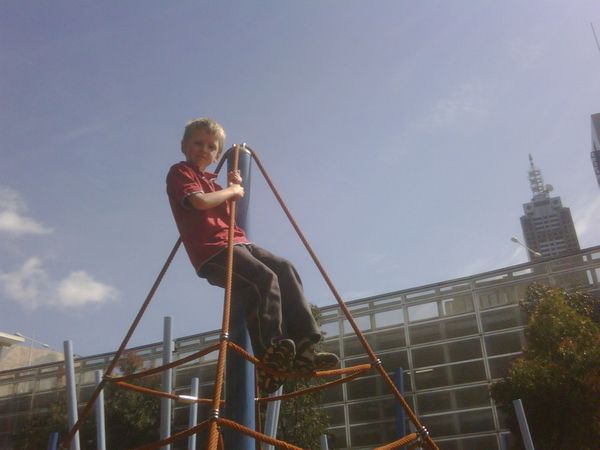 Jasper is in the "attic" of his house