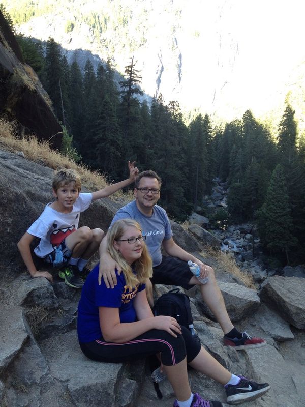 We made it to the waterfall!