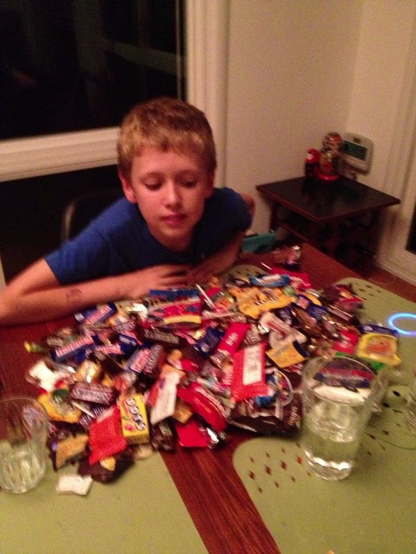 The trick or treat loot